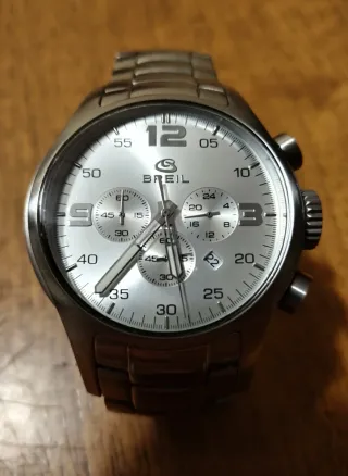 Cronografo Breil Uomo Acciaio Silver