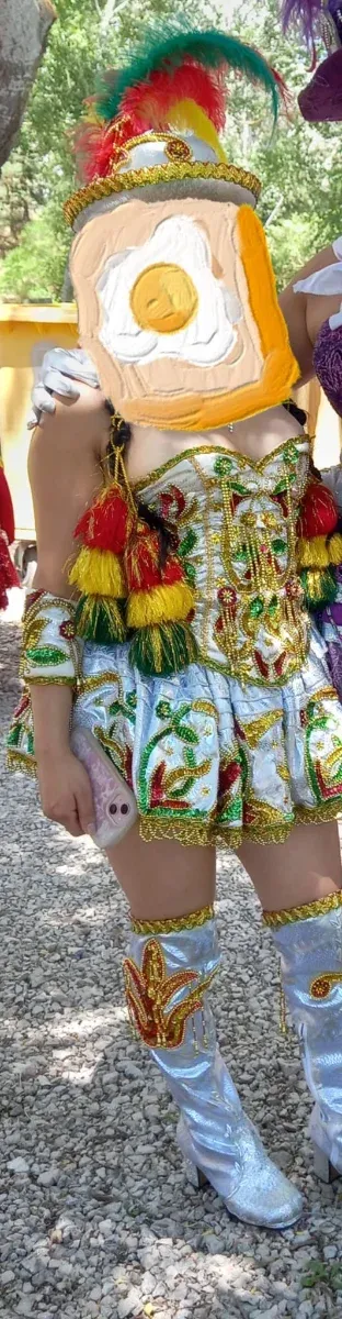 Traje típico Bolivia ,bota talla#36