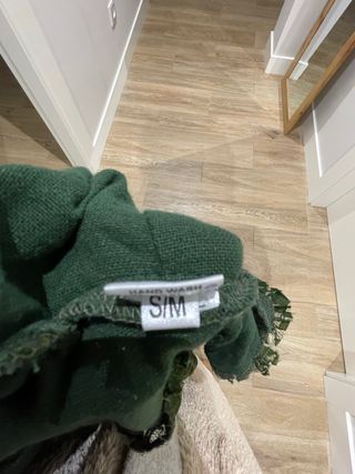 Chaleco verde encaje S