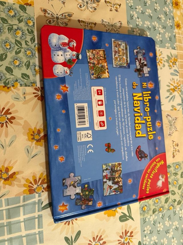 Libro-puzle de Navidad 3 puzles 48 piezas