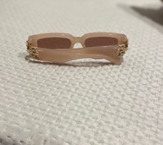 Occhiali da sole donna oro e rosa modello off w