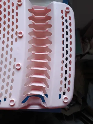 Escurridor platos rosa, plástico