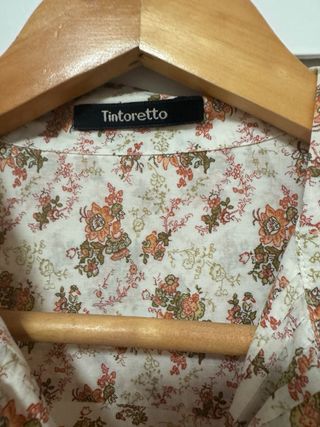 Blusa Tintoretto estampado floral 100% floral