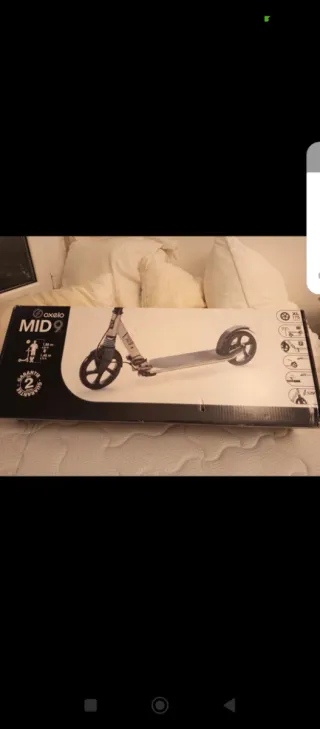 Patinete Oxelo MID 9 practicmente Nuevo Con Caja