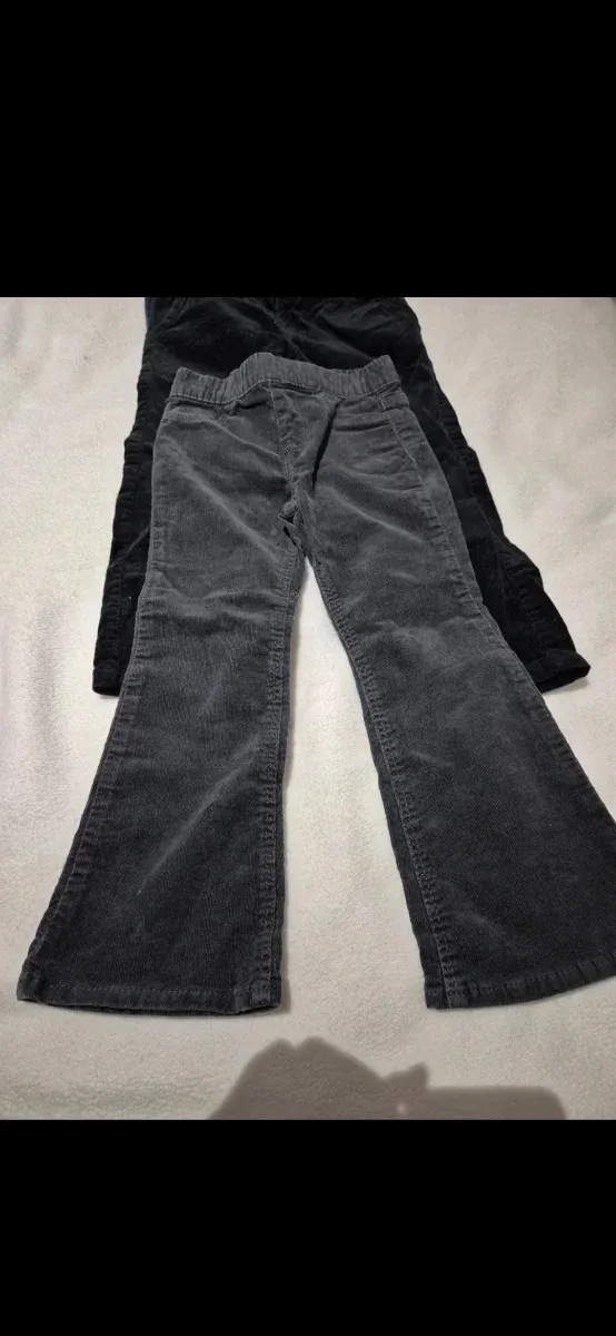 Lote 3 pantalones niña pana