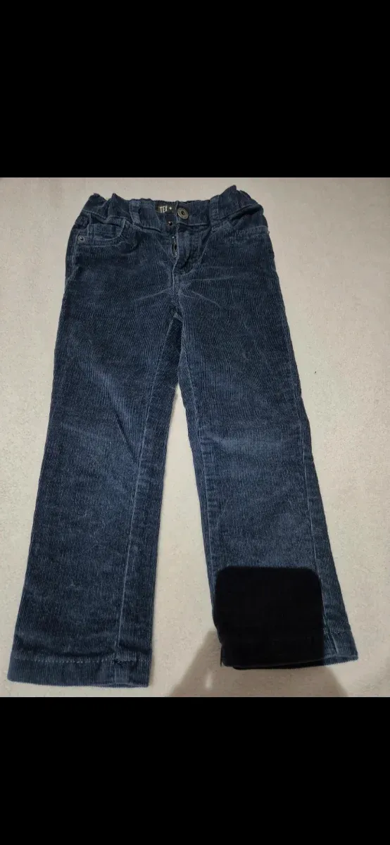 Lote 3 pantalones niña pana