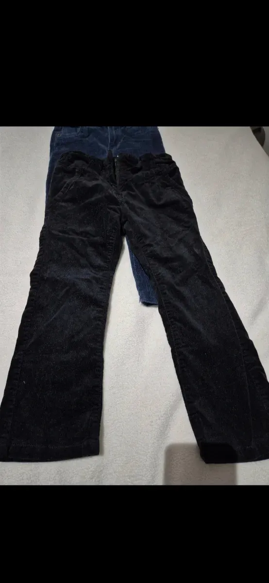 Lote 3 pantalones niña pana