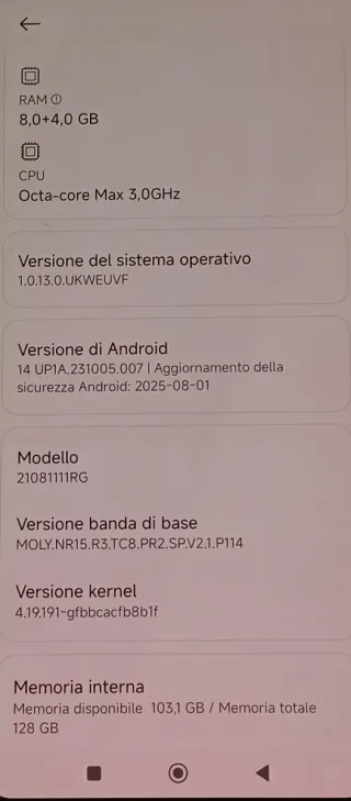 Xiaomi 11T 5G Smartphone vendo/scambio con smarttv