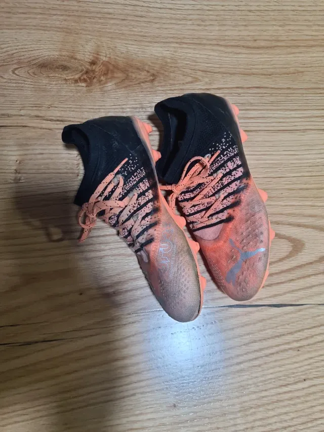 Botas de fútbol Puma Future Naranja/Negro