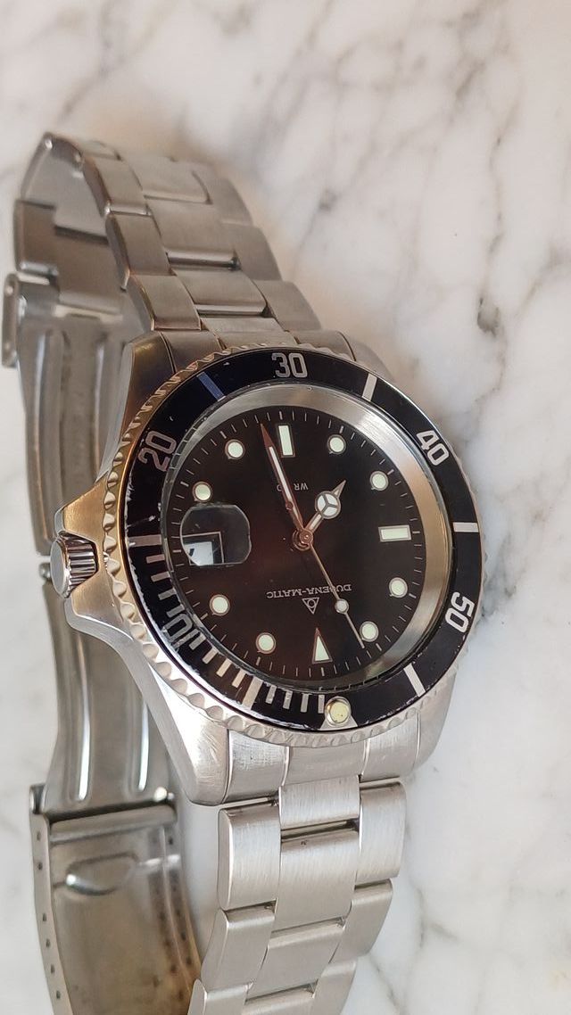 Reloj Automático Dugena-matic Plata Negro