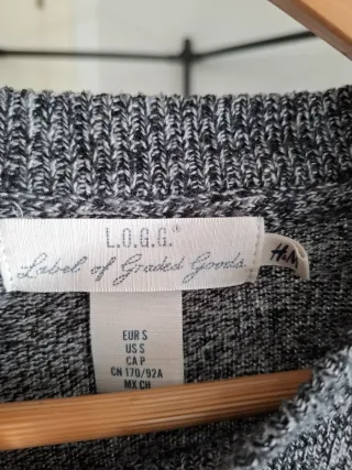 Jersey hombre gris jaspeado