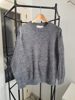 Jersey hombre gris jaspeado