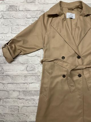 Gabardina Fluida Oversize Stradivarius