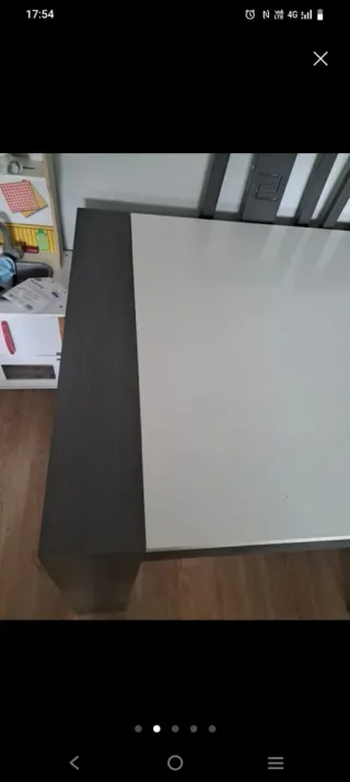 Mesa salón extensible 1.80m a 2.40m regalo 4 silla