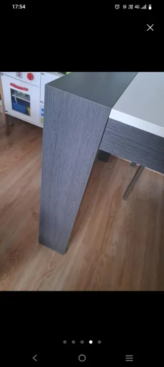 Mesa salón extensible 1.80m a 2.40m regalo 4 silla