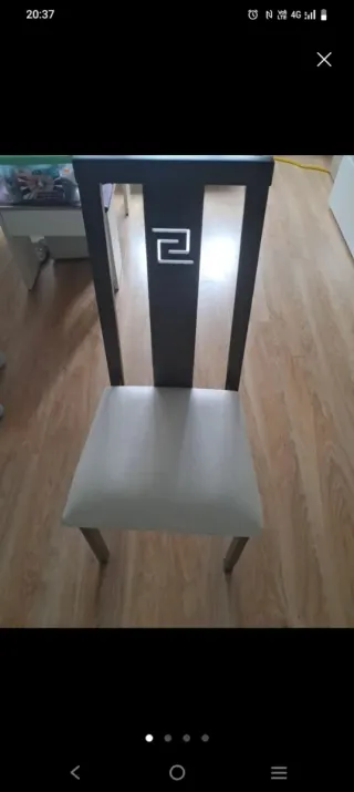 Mesa salón extensible 1.80m a 2.40m regalo 4 silla