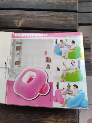 Poltrona gonfiabile Bestway Comfort Quest Rosa