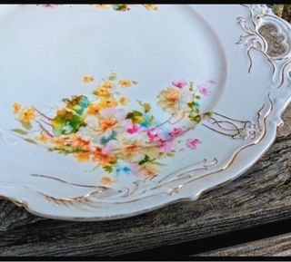 Piatto antico PS Sorau Porzellan Germania '900