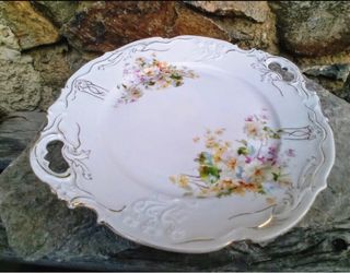 Piatto antico PS Sorau Porzellan Germania '900