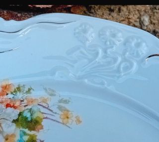 Piatto antico PS Sorau Porzellan Germania '900