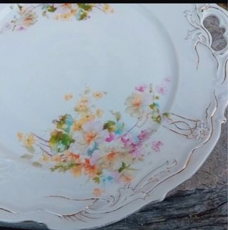 Piatto antico PS Sorau Porzellan Germania '900