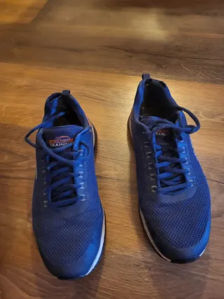 Scarpe da ginnastica Skechers blu e arancio