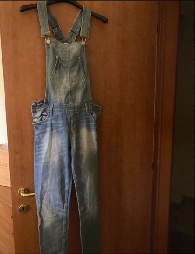 Salopette Stradivarius blu