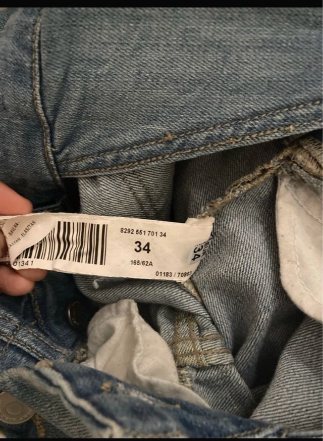 Salopette Stradivarius blu