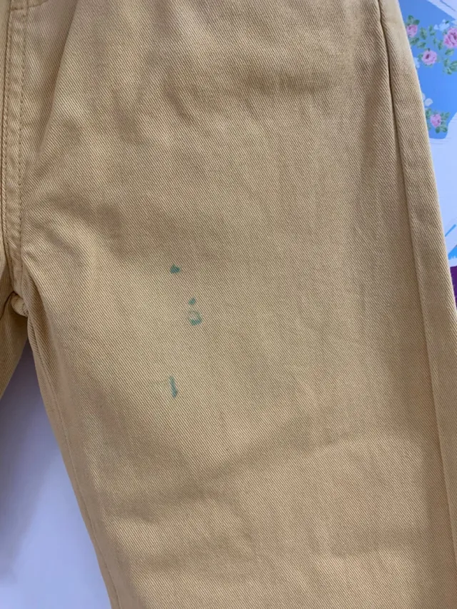 Pantaloni senape per bambina taglia 7-8 anni 122cm