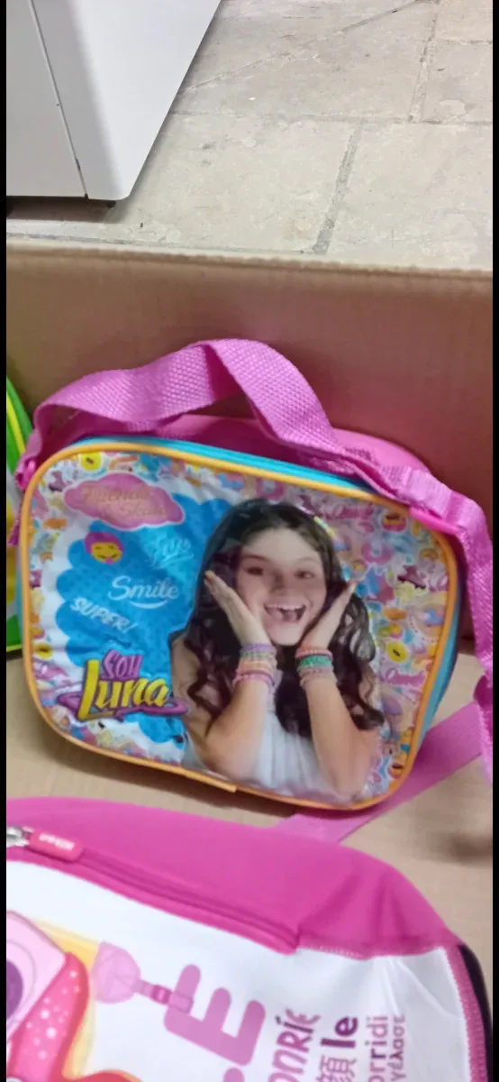 Set di zaini per bambini con design divertenti