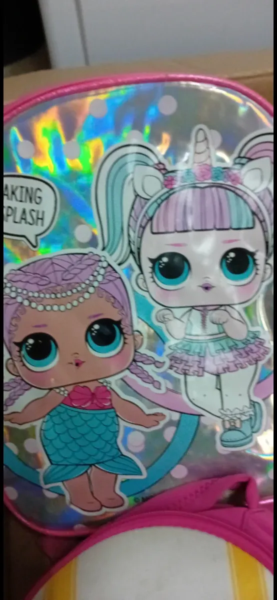 Set di zaini per bambini con design divertenti