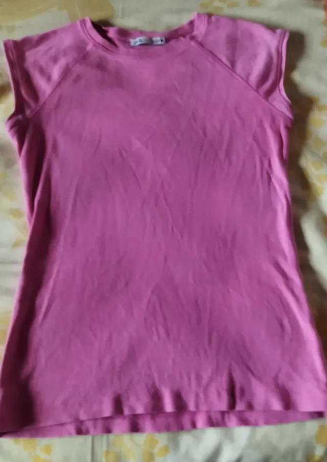 Camiseta Zara Talla S Rosa