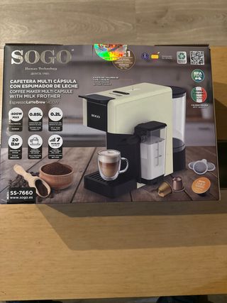 Cafetera SOGO Multi Cápsula SS-7660