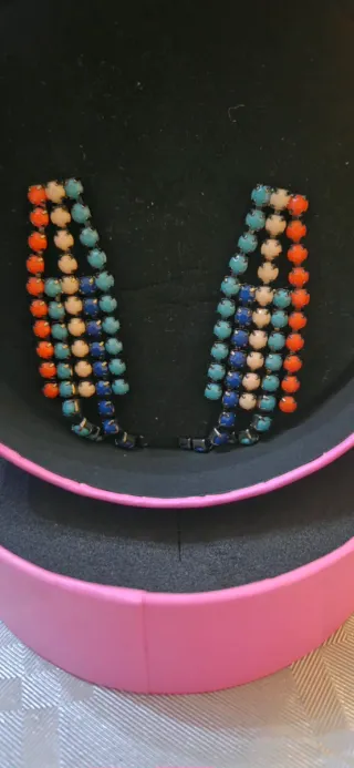 Bolso bandolera loneta multicolor