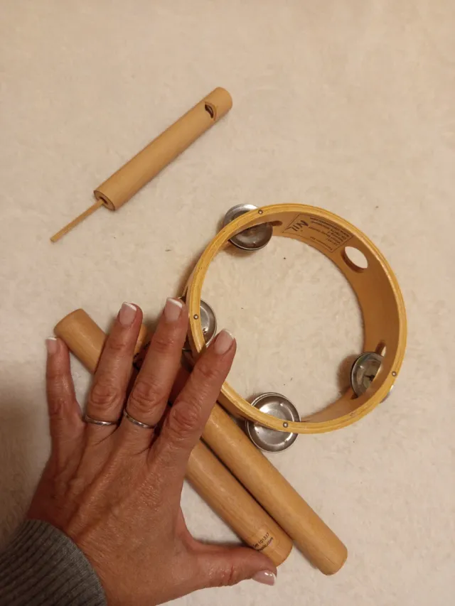 Set instrumentos musicales madera