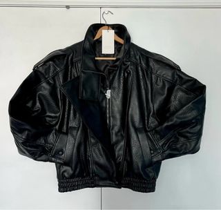 Cazadora viral clon YSL Zara efecto piel Talla S