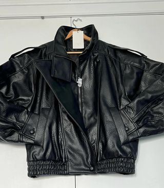 Cazadora viral clon YSL Zara efecto piel Talla S