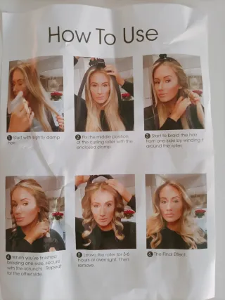 Diadema rizador pelo sin calor