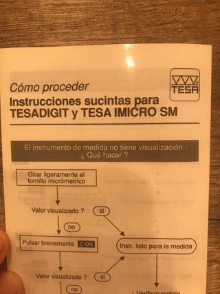Micrómetro Digital NUEVO 0-25 mm TESA