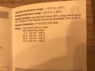 Micrómetro Digital NUEVO 0-25 mm TESA