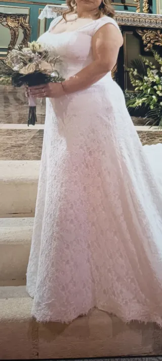Vestido de Novia Blanco Encaje