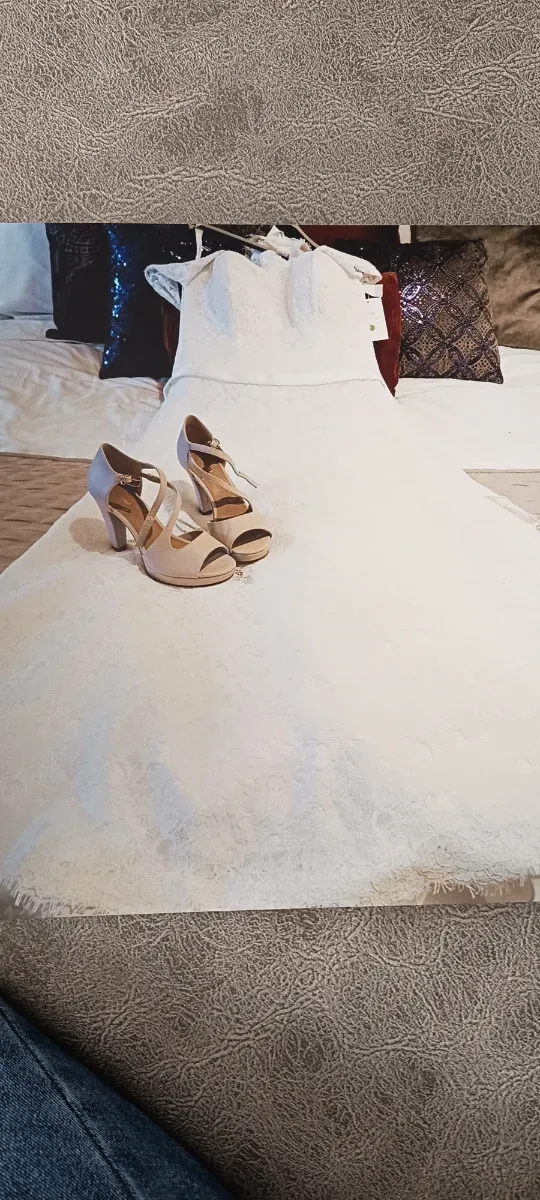 Vestido de Novia Blanco Encaje