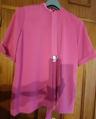 Blusa Punto Roma Rosa