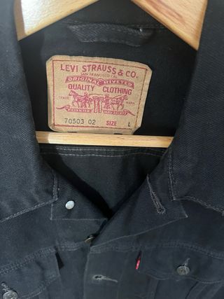 Chaqueta tejana Levi's Negra Talla L
