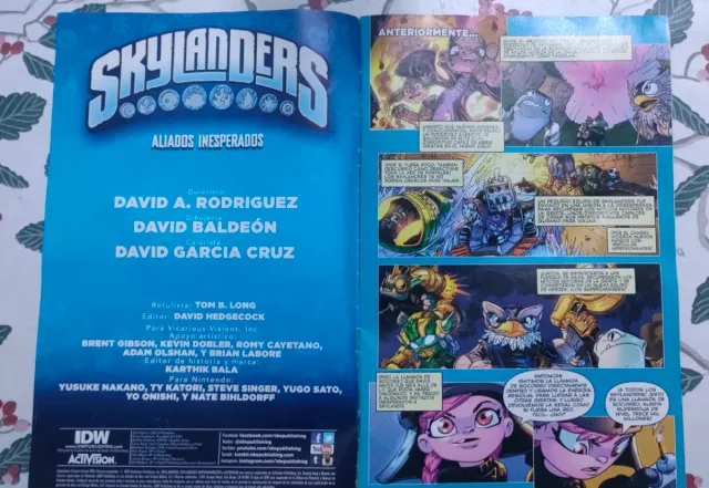 Cómic Skylanders IDW