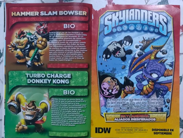 Cómic Skylanders IDW