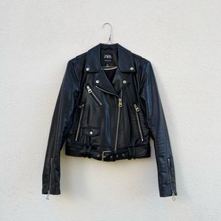 Giubbotto Biker Zara Nero