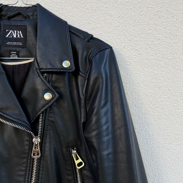 Giubbotto Biker Zara Nero
