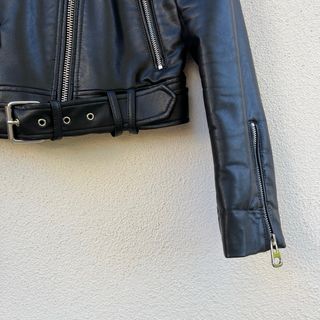 Giubbotto Biker Zara Nero