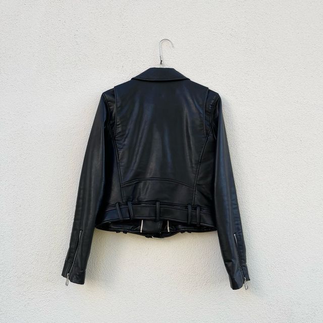 Giubbotto Biker Zara Nero